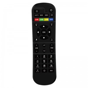Fabriek oem nieuw ontwerp hoge kwaliteit eenvoudige bediening universele tv-afstandsbediening voor tv \\/ set-top box